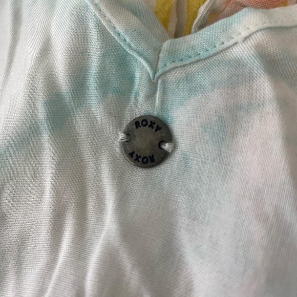 NWOT ROXY Tie Dye Strappy Maxi Dress sz M - Picture 8 of 9